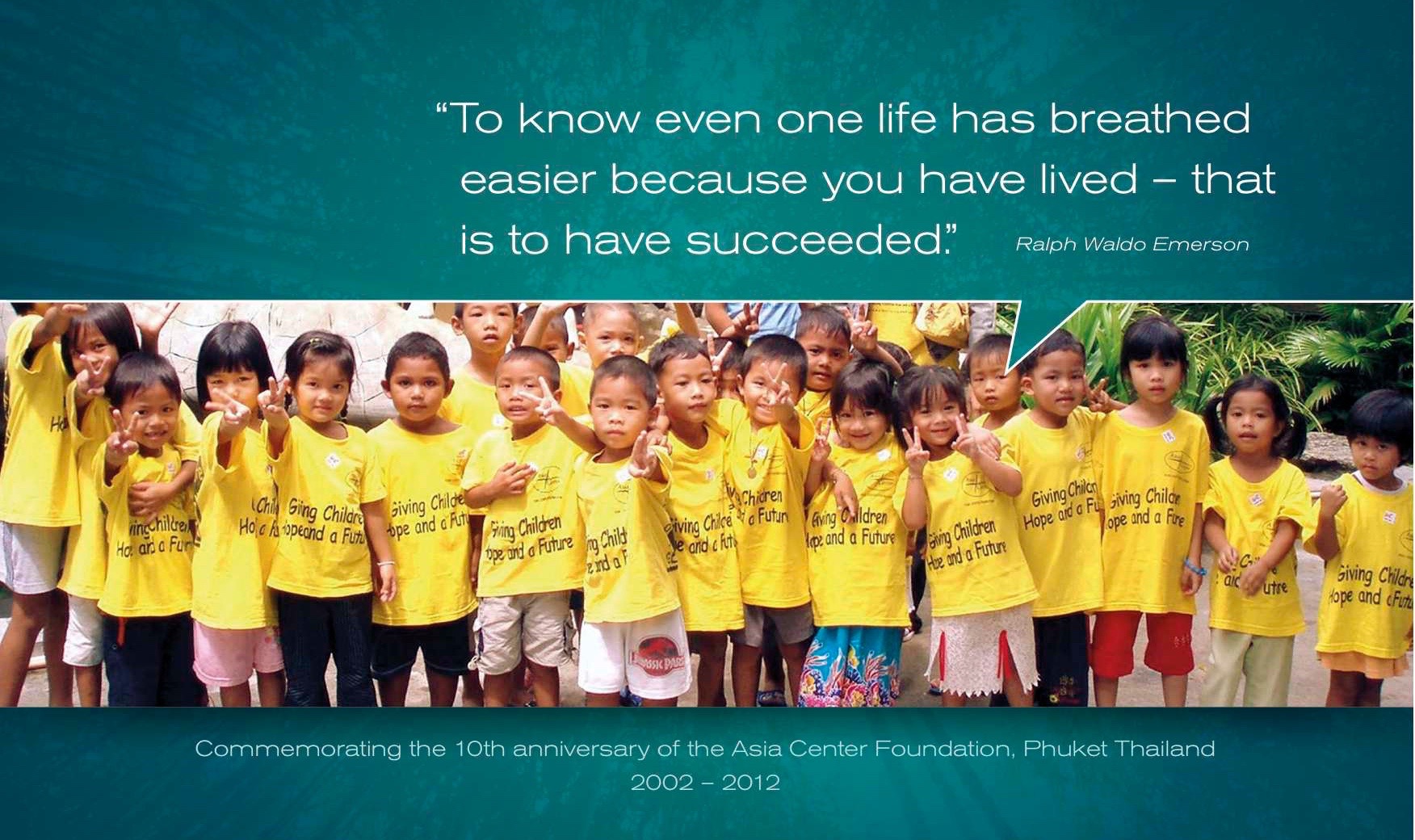 The Asia Centre Foundation: 10 years